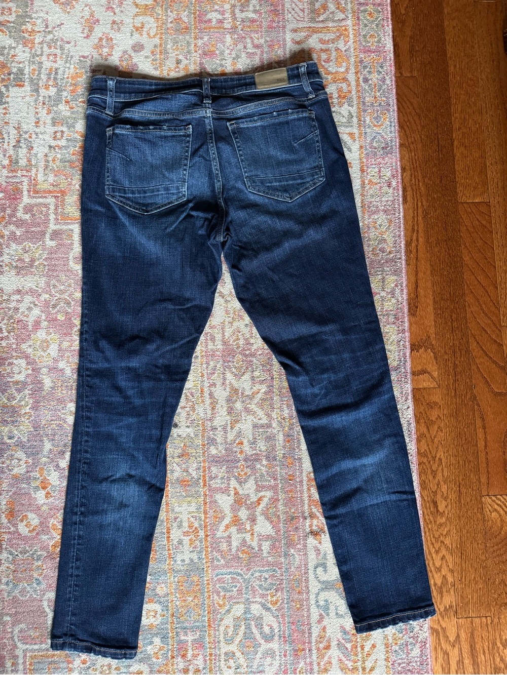 BKE Payton Dark Blue Straight Leg Women's Jeans - Picture 2 of 4